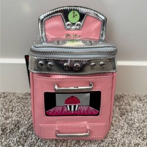 Betsey Johnson NWT Pink Retro Oven Crossbody Novelty Bag Purse